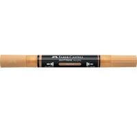 Faber-Castell Multimark Acrylic Dual Marker Colour 416, Apricot, Art Set Supplies, Water-Based Acrylic Marker Pen, Double Ended, Bold & Fine Tip, Art Markers, Colouring Pens, Highlighters