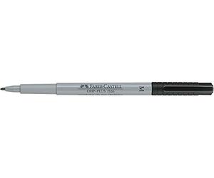 Faber-Castell Multimark Non-Permanent Medium Marker - Black (Box of 10)