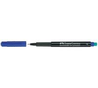 Faber-Castell Multimark Permanent Fine Marker - Blue (Box of 10)