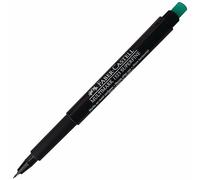 Faber-Castell Multimark (S) Permanent Marker Pens, BLACK, SuperFine Point (0.4mm), Pack of 1, Built In Eraser, Water n Fade Resistant, Marks on Most Surfaces