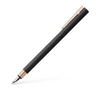 FABER-CASTELL Neo Slim 343103 Fountain Pen Metal Nib Width B Black with Rose Gold