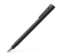 Faber-Castell Neo Slim Fountain Pen Metal Black Matt Spring EF matt black | Elegant fountain pen with slim metal barrel and high-quality stainless steel nib