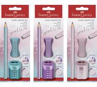 Faber-Castell No. 116820 Sparkle Jamio Pencil 3-Pieces Writing Set