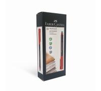 Faber-Castell OHP-CD Stifte Permanent Marker (Black, Red), Pack of 10