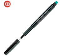 Faber Castell Multi Mark Point Permanent Ink Black Permanent CD/DVD Marker Pens