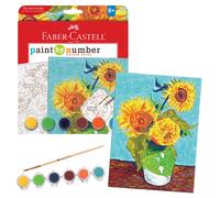 Faber-Castell Paint by Number Museum Series - Paint Your Own Sunflowers by Vincent Van Gogh (Packaging May Vary)