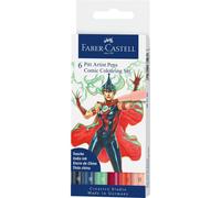 Faber-Castell Pit Artist Pen The Famazings Mother 6 Piece Cartoon Character Set