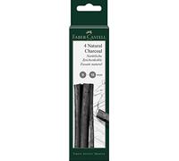 Faber-Castell Pitt 9-15mm Natural Charcoal Sticks (Pack of 4)