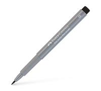 Faber-Castell Art & Graphic Pitt Artist Pen Brush India Ink Pen, Cold Grey Iii, Single Pitt Pen, For Art, Craft, Drawing, Sketching, Home, School, University, Colouring