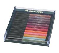 Faber-Castell Pitt Artist Pen Earth 12Pcs