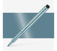 Faber-Castell Art & Graphic Pitt Artist Pen Metallic 1.5 India Ink Pen, Blue Metallic, Single Pitt Pen, For Art, Craft, Drawing, Sketching, Home, School, University, Colouring