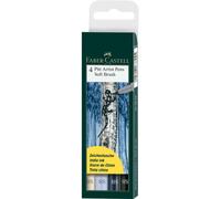 Faber-Castell PITT Artist Pen Soft Brush Shades of Grey (4pk)
