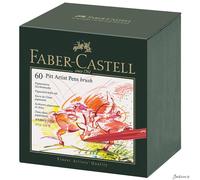 Faber-Castell : Pitt : Artists Brush Pen : Set of 60 Assorted Colours