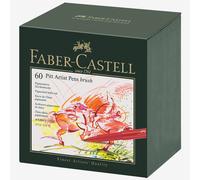 Faber-Castell : Pitt : Artists Brush Pen : Set of 60 Assorted Colours