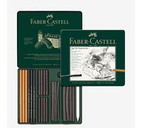 Faber-Castell : Pitt : Charcoal : Metal Tin Set of 24
