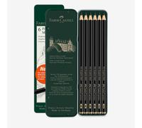 Faber-Castell : Pitt Graphite Matt Pencil : Tin Set of 6