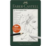 Faber-Castell Pitt Graphite Matt Pencils & Accessories Tin 11pc