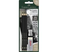 Faber-Castell PITT HB, 2B, 4B, Matt Graphite, 3 Pencils