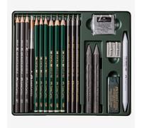 Faber-Castell : Pitt Graphite Set : Metal Tin Set of 19