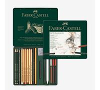 Faber-Castell : Pitt : Monochrome : Metal Tin Set of 21