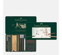 Faber-Castell : Pitt : Monochrome : Metal Tin Set of 33
