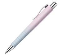 FABER-CASTELL - Poly Ball Blushing Sky Pen | Press-In Ballpoint Pen with Ergonomic Triangular Shape XB Refill and Lightfast Ink for School and Office