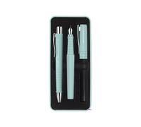Faber-Castell Writing Set 241053 Poly – Ballpoint & Fountain Pens – Caribic Blue