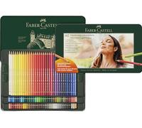 Faber-Castell Polychromos Tin of 102 3-Star Lightfast, Art & Graphic Coloured Pencils, Drawing, Sketching, Colouring, Home, School, University