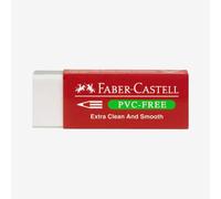 Faber-Castell : PVC Free Eraser : White with Red Sleeve