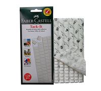 Faber-Castell - Reusable and removable adhesive paste, safe for walls (white, 120 pcs)