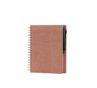Faber-Castell & Rössler Papier 201554 Notebook Blank 18 Pages in Sienna and PolyBall Pen Black