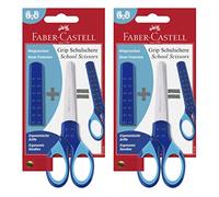 Faber-Castell School Scissors Blue or Red
