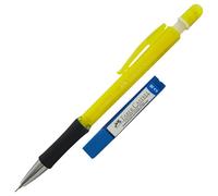 Faber-Castell Scriptor 0.5mm Mechanical Pencil, 0.5mm 2B Polymer Refills 5 x Leads Tube, YELLOW Body Colour, Pack of 1, Perfect for Drafting Sketching Writing Drawing