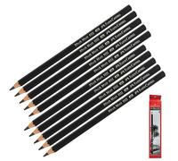 Faber-Castell Sketching Pencils, 8B Graded, Pack of 10, Professional Artists Drawing Graphite Lead Pencils, Perfect for Sketch Draw Shade Write Tone Draft