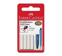 Faber-Castell Poly matic 4 Erasers, Set of 4, For Graphite and Color Pencils, Smudge-Free, Standard Size