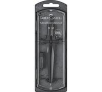 Faber-Castell Stream Quick Set Compass, Black Stone