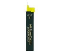 Faber-Castell Miscellaneous Super-Polymer Fineline Lead, 0.35mmBlack, B, For Art, Craft, Drawing, Sketching, Home, School, University, Colouring
