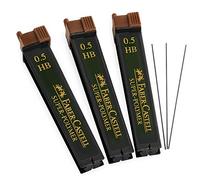 Faber-Castell Super-Polymer Refill Leads - 0.5mm HB - 3 Tubes - 36 Leads