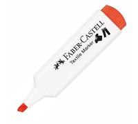 Faber-Castell Textile Marker, Neon Orange, 1mm, 2mm, and 5mm Tips, Recycled, MARKING_PEN