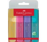 Faber-Castell Textliner 46 Super Fluorescent Highlighter 4 Part Pastel