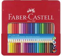 Faber-Castell Tin of 24 Colour GRIP 2001 pencils