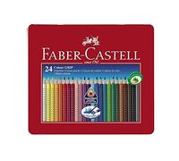 Faber Castell Colour Grip 24 Colouring Pencils Water-Soluble Pack New Sealed
