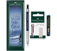 Faber-Castell TK-Fine Vario L 0.7mm Mechanical Pencil Set, 3pcs, Indigo