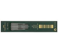 Faber-Castell F127114 2mm 4H Leads (Pack of 10), Black