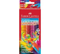 FABER-CASTELL Triangular Colour Pencil - Box of 24 - NEW