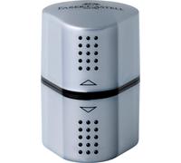 Faber-Castell Trio Pencil Sharpener Tub Box GRIP 2001 Silver