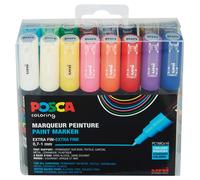 Posca Pc1mc-extra Fine Tip Marker Pen 16 Units Multicolor Kids