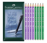 Faber-Castell Unicorn & Dinosaur Jumbo HB Graphite Pencil, 8pcs