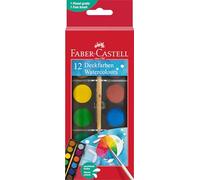 Faber-Castell Watercolour Paint Box - 12 Colours, Small Version