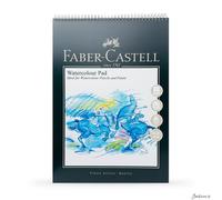 Faber-Castell Watercolour Paper Pad 300gsm A3 Spiral Bound Cold Press Art Pai...